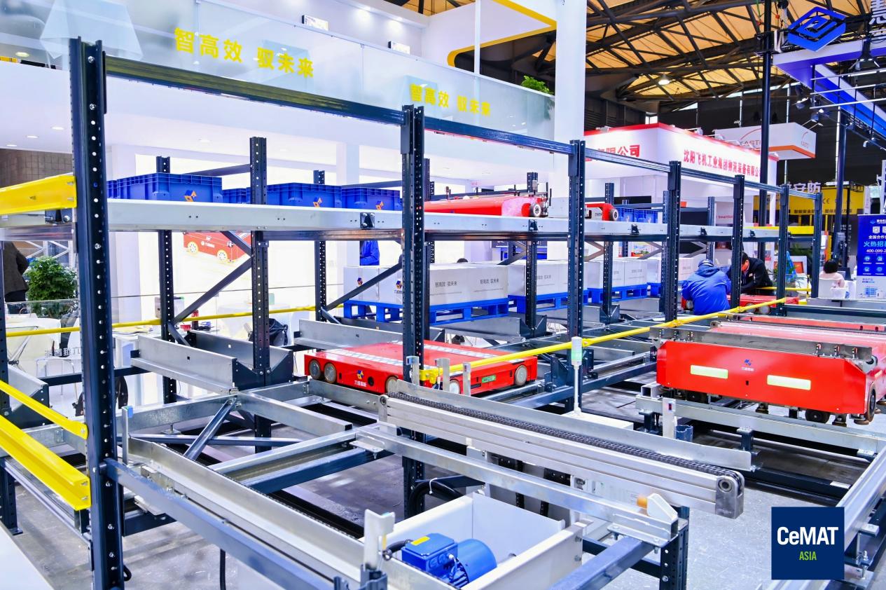 Présenté au CeMAT ASIA 2024 | Solution de transport de lignes électriques à large bande : ouverture d'un nouveau canal de communication pour le tri logistique intelligent
